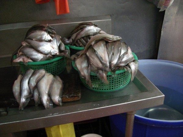 バンコク市場の魚