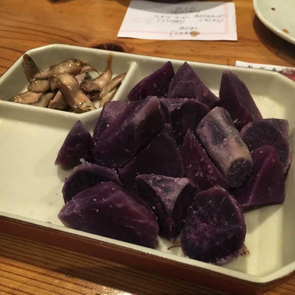 スクガラスと紫芋